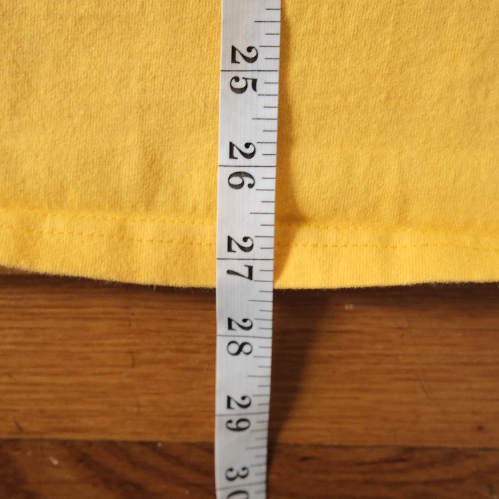 Carhartt Pocket T-Shirt Mens Yellow Short Sleeve Workwear Skater Large K87 - Picture 4 of 8